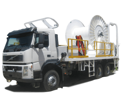 Truck Mounted Cable Reeler — Mining Equipment in Kurri Kurri, NSW